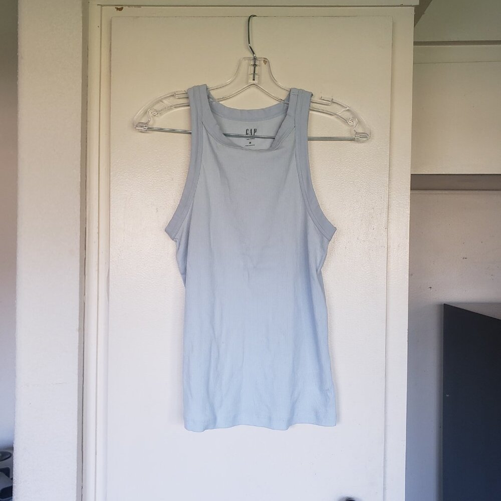 The Gap Light Blue Tank Top Size Medium